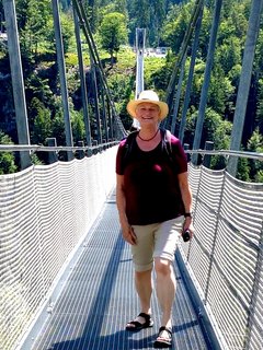 Astrid hat sich auf die Highline gewagt!