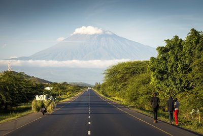 Die Straße zum Mount Meru