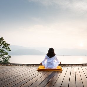 Mediation im Prakriti Shakti in Kerala