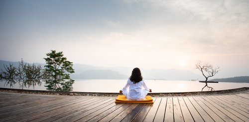 Mediation im Prakriti Shakti in Kerala