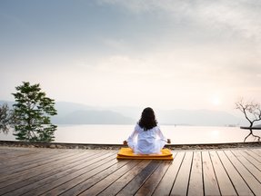 Mediation im Prakriti Shakti in Kerala