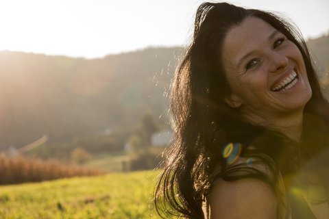 Yogalehrerin Simone Windisch