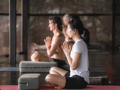 Meditation im Samahita Retreat
