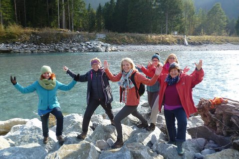 Yoga in der Sonne am Lech - was gibt es Schöneres?