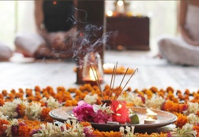 Im Ashiyana lassen Sie die Gedanken frei sein während sie meditierend zur Ruhe kommen