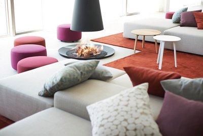 Die gemütliche Lobby lädt zum Plausch mit Gleichgesinnten ein