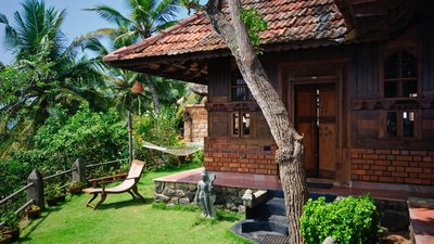 Titel: Somatheeram Health Resort GartenFotograf: