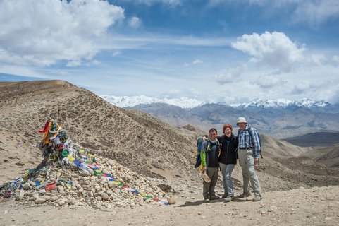 Vom Pass Lo Manthang hat man eine wunderschöne Aussicht