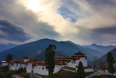 Das Trongsa Dzong in Bhutan