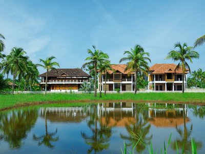 Das Meiveda liegt inmitten eines tropischen Gartens