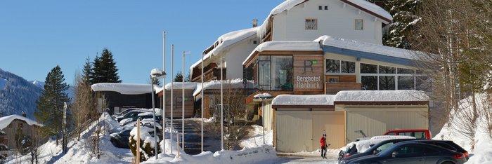 Das Bio-Berghotel Ifenblick im Schnee