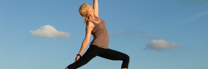 Yogalehrerin Simone Behlendorf