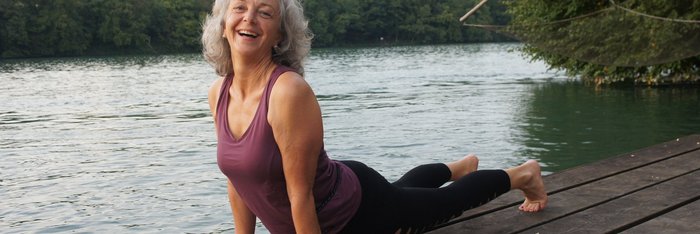 Yogalehrerin Monika Rapp