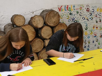 Das Malprojekt für ukrainische Geflüchtete