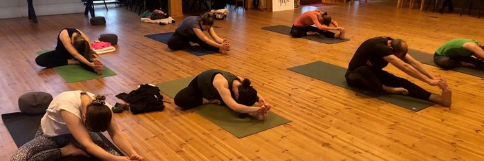 Entspannung pur im Yogaraum 