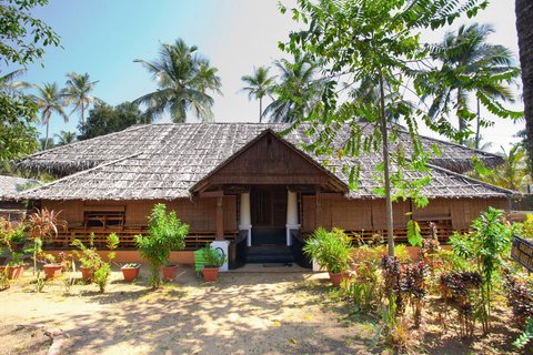 Blick auf den Bungalow