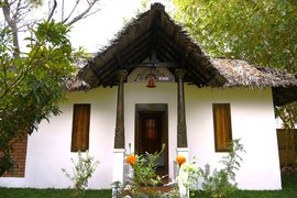 Außenansicht des Single Cottages