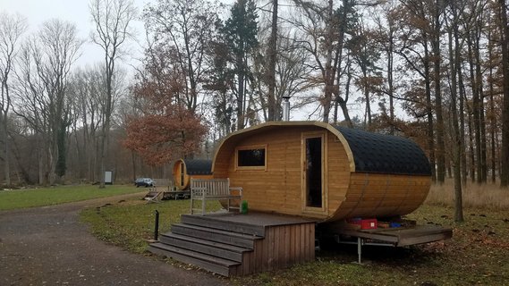 Die Sauna inmitten der Natur