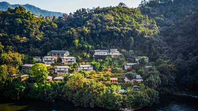 Das Begnas Lake Resort inmitten der Natur