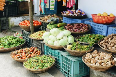 Dorfmarkt in Bhutan