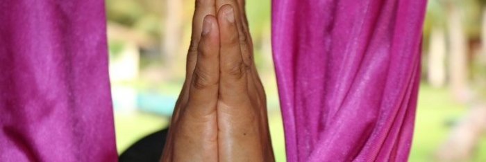 Aerial Yoga auf Sri Lanka im Talalla Retreat