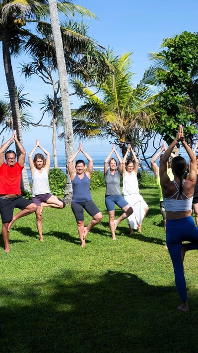 Yoga Stunde mit Claudia Hubberten