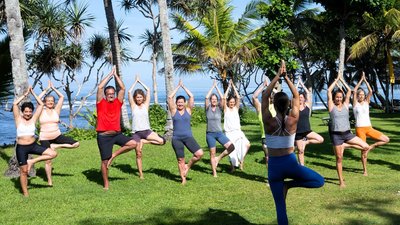 Yoga Stunde mit Claudia Hubberten