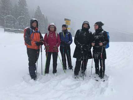 Verschneite Bergwelt in Tirol im Lechtal