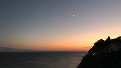 ayurveda-kur-portugal-madeira-alpino-atlantico-sonnenuntergang-meer Sonnenuntergang über dem Atlantik im Hotel Alpino Atlantico