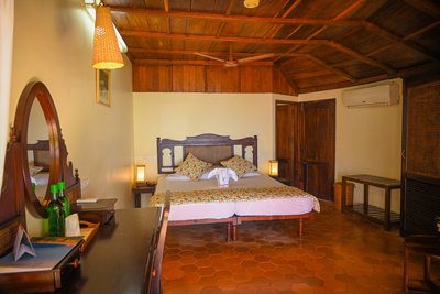 Schlafzimmer der Zimmerkategorie "Cottage"