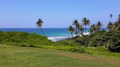 ayurveda-reisen-sri-lanka-weligama-barberyn-beach-resort-hotel-kuren-anlage-garten Genießen Sie den wunderschönen Blick auf das türkisfarbene Meer