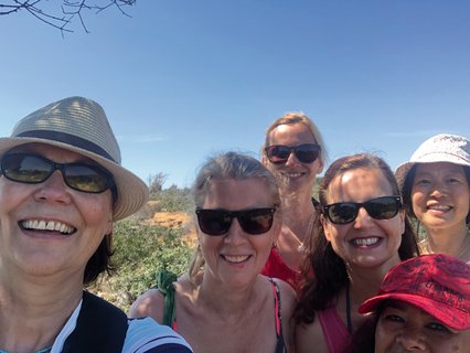 Die Stimmung auf der Finca ist immer glücklich und ausgelassen.