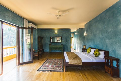 Die Chakra Rooms sind in der jeweiligen Farbe der zugehörigen Energie gestaltet