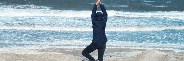Yoga mit Aussicht auf die Nordsee
