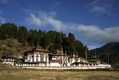 Kurjey Lhakhang im Distrikt Bumthang