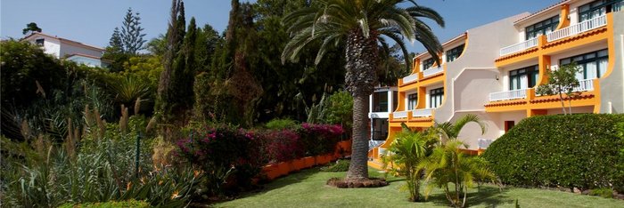 Der Garten im Alpino Atlantico lädt zum Entspannen ein