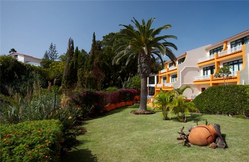 Der Garten im Alpino Atlantico lädt zum Entspannen ein
