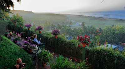 Genießen Sie den Ausblick auf die weitläufige Landschaft