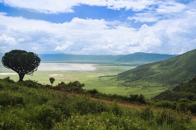 Einmalige Ausblicke im Ngorongoro Krater