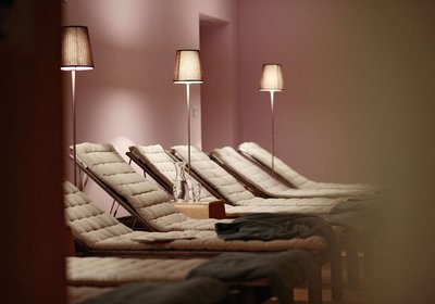 Die Ruhe nach der Sauna genießen