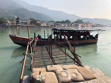 Eine Bootsfahrt auf dem Ganges