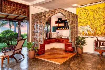 Die Teeküche in der Hiru Villa