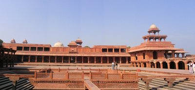 Die Stadt Fatehpur Sikri im indischen Bundesstaat Uttar Pradesh