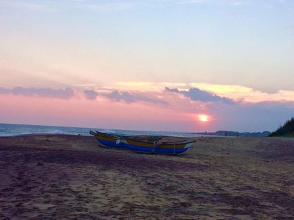 Genießen Sie die romatischen Sonnenuntergänge auf Sri Lanka 