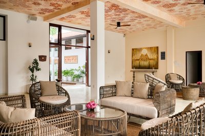 Ankommen in der Lobby des Taprana