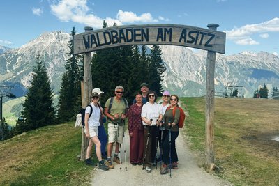 Gemeinsam auf Wanderung