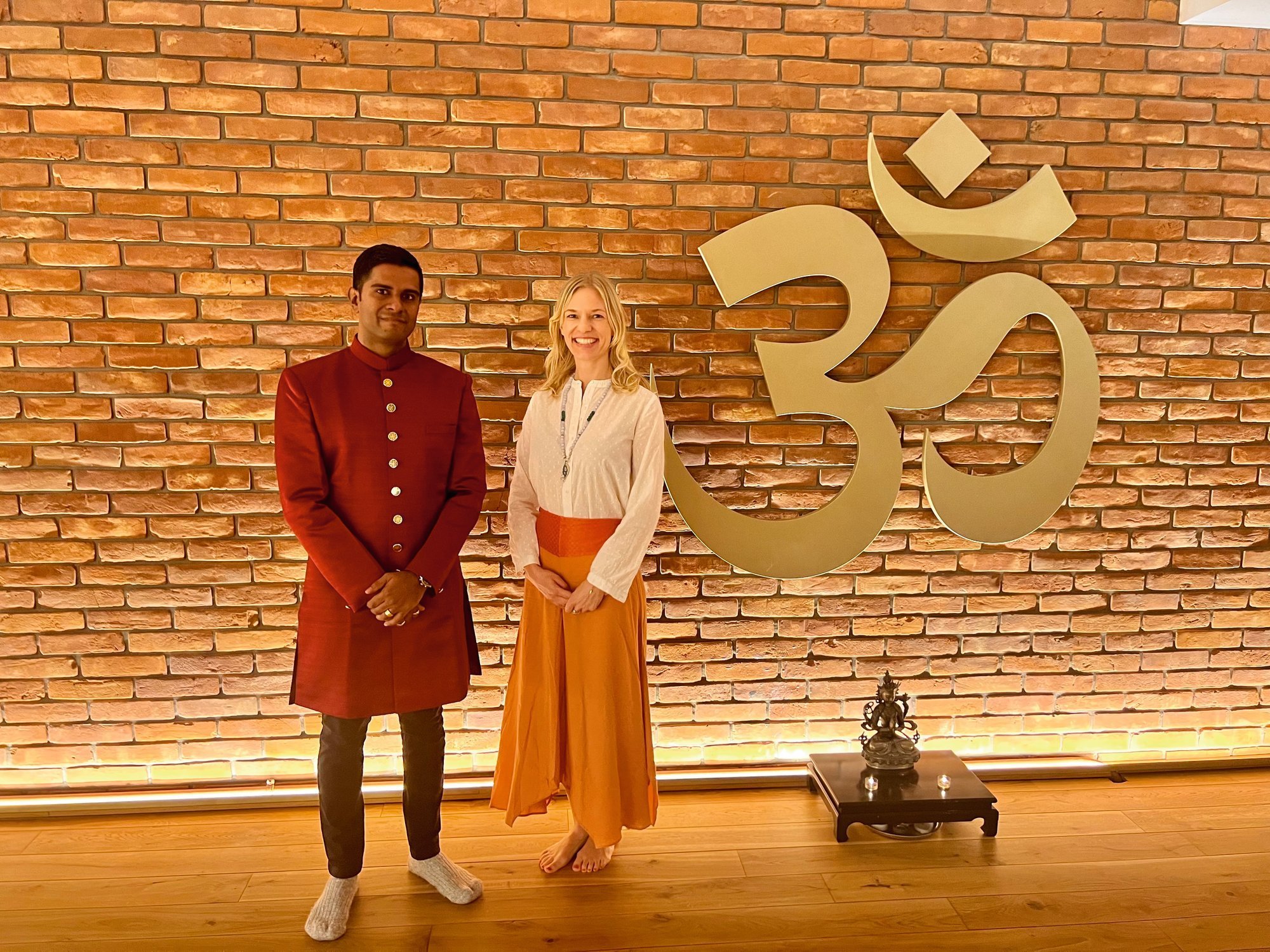ayurveda-abend-berlin-dr.vignesh-katha Dr. Vignesh Devraj und Katharina Hegemann bei Ayurveda Abend Berlin