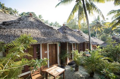 Die Standard Cottages im traditionellen Stil Keralas