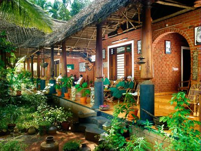 Der Ayurveda-Bereich im Somatheeram Resort