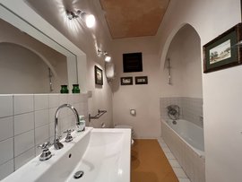 Das Badezimmer in der Villa Classic